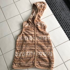 Uniglo Fleece Vest With Hood and Pockets